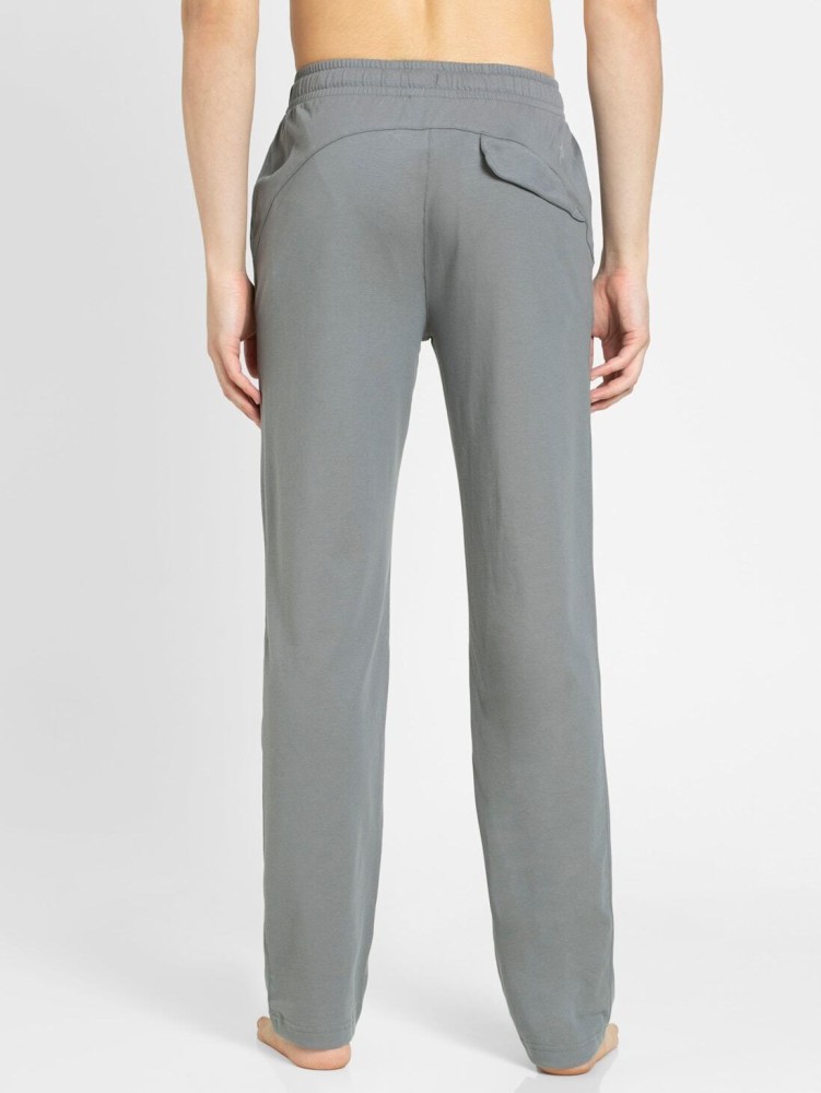 JOCKEY Self Design Men Grey Track Pants - Buy JOCKEY Self Design