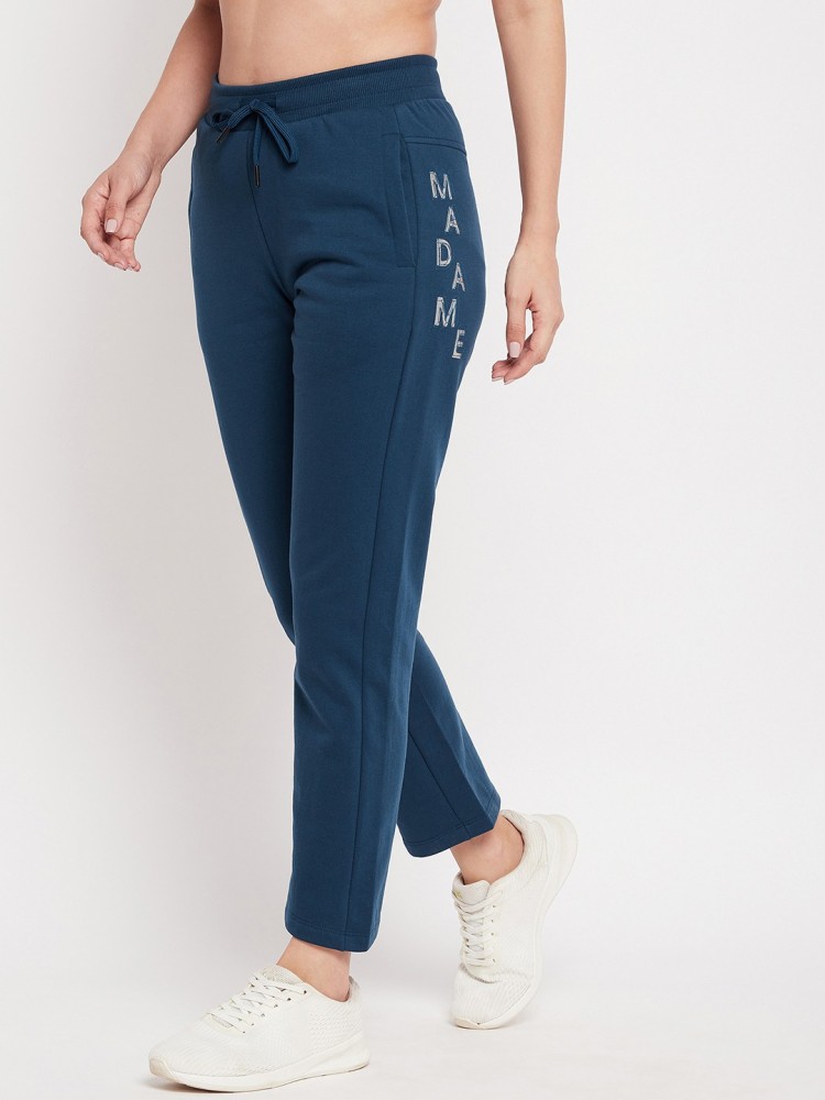 Buy Blue Track Pants for Women by MADAME M SECRET Online