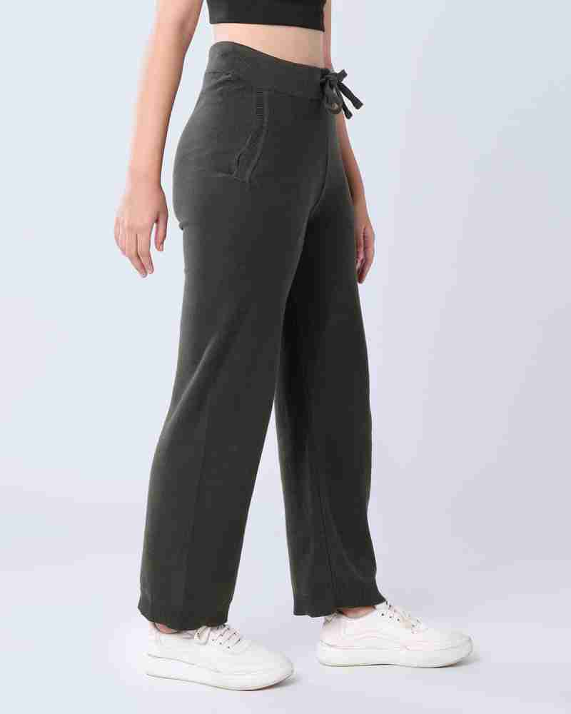Buy Olive Track Pants for Women by BLISSCLUB Online