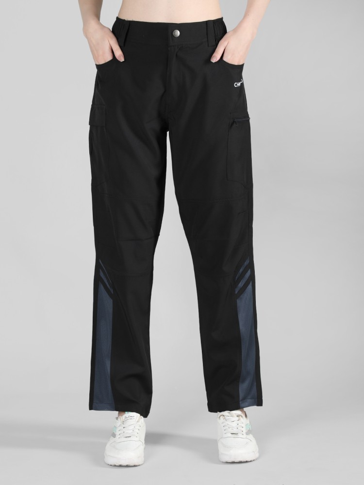 CHKOKKO Striped Women Black Track Pants - Buy CHKOKKO Striped Women Black Track  Pants Online at Best Prices in India