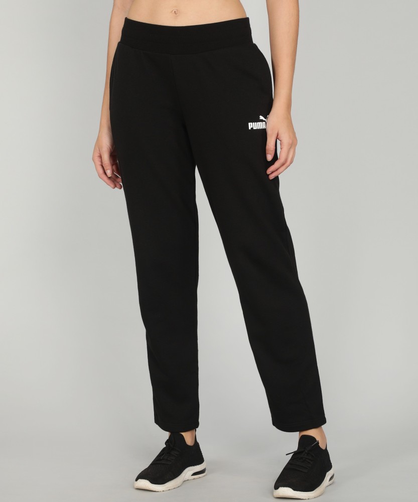 PUMA ESS Sweatpants Solid Women Black Track Pants - Buy PUMA ESS Sweatpants Solid  Women Black Track Pants Online at Best Prices in India