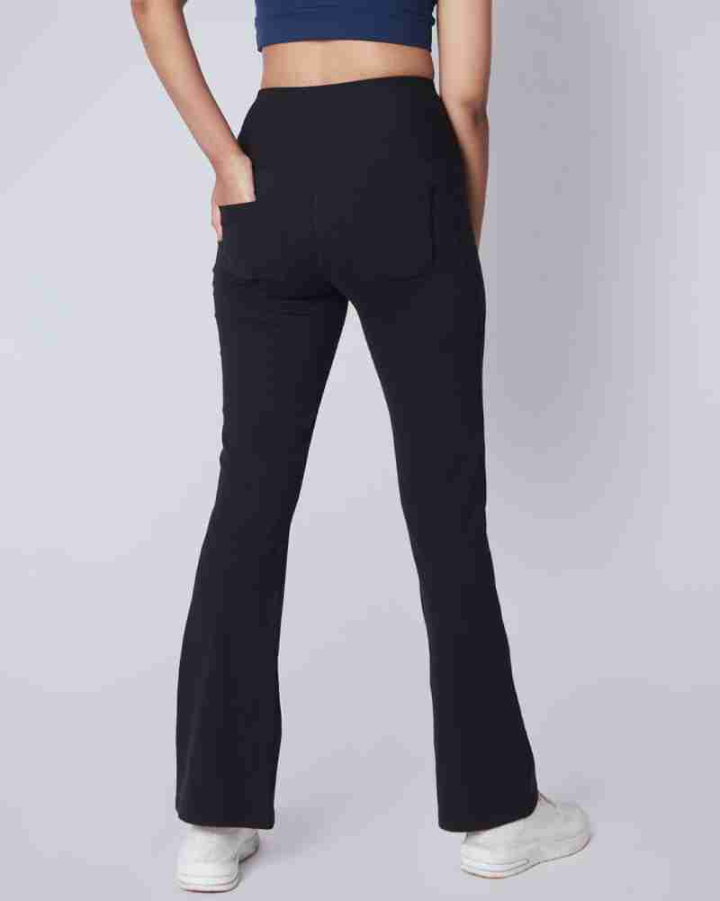 BlissClub Solid Women Black Track Pants - Buy BlissClub Solid Women Black  Track Pants Online at Best Prices in India