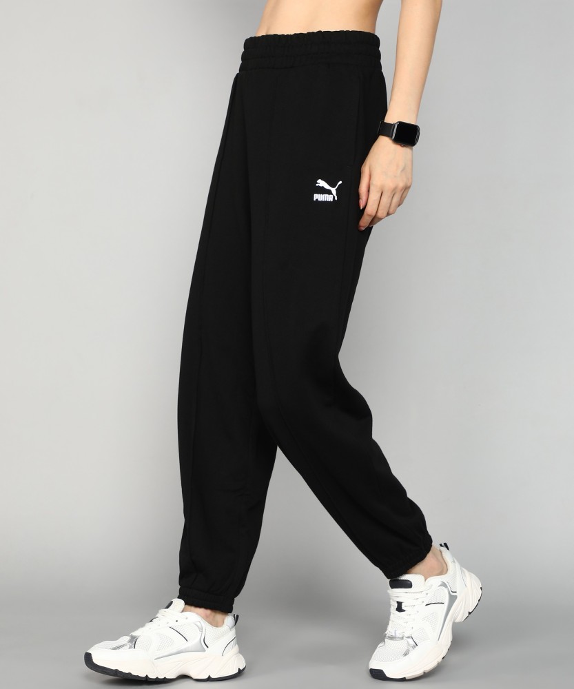 Puma clearance joggers black