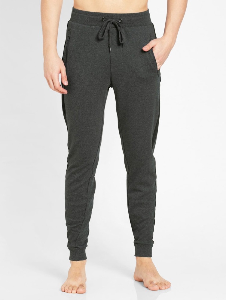 Jockey Sweatpants: Buy Jockey AM05 Men Super Combed Cotton Rich Fabric Slim  Fit Joggers with Zipper Pockets - Navy Online