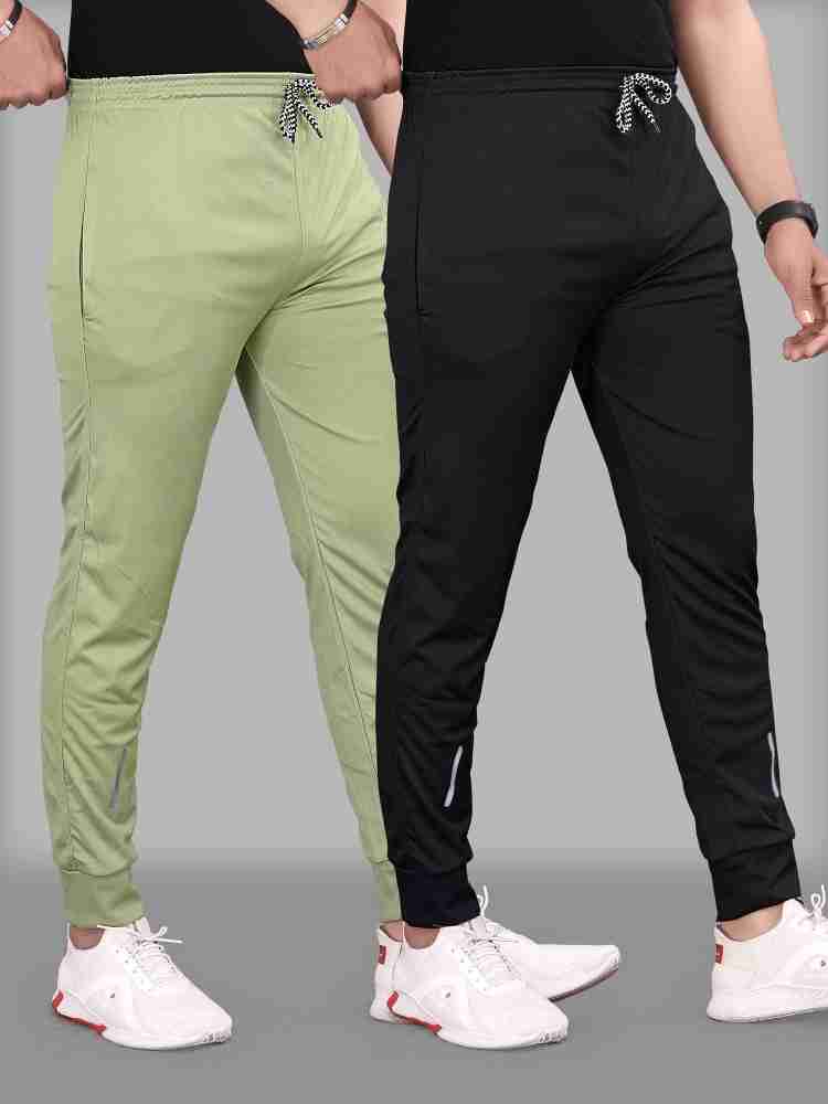 Stylish Back Chain Pocket Lycra Track Pant For Men's