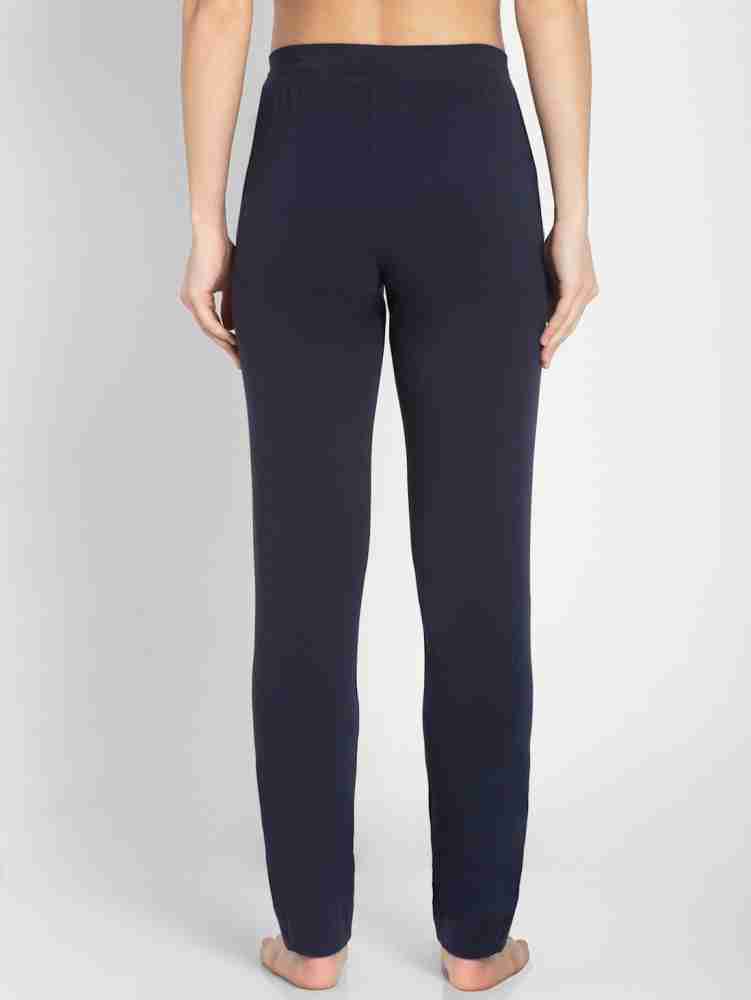 Buy Women's Super Combed Cotton Elastane Stretch Slim Fit Trackpants With  Side Pockets - Wine Tasting 1301