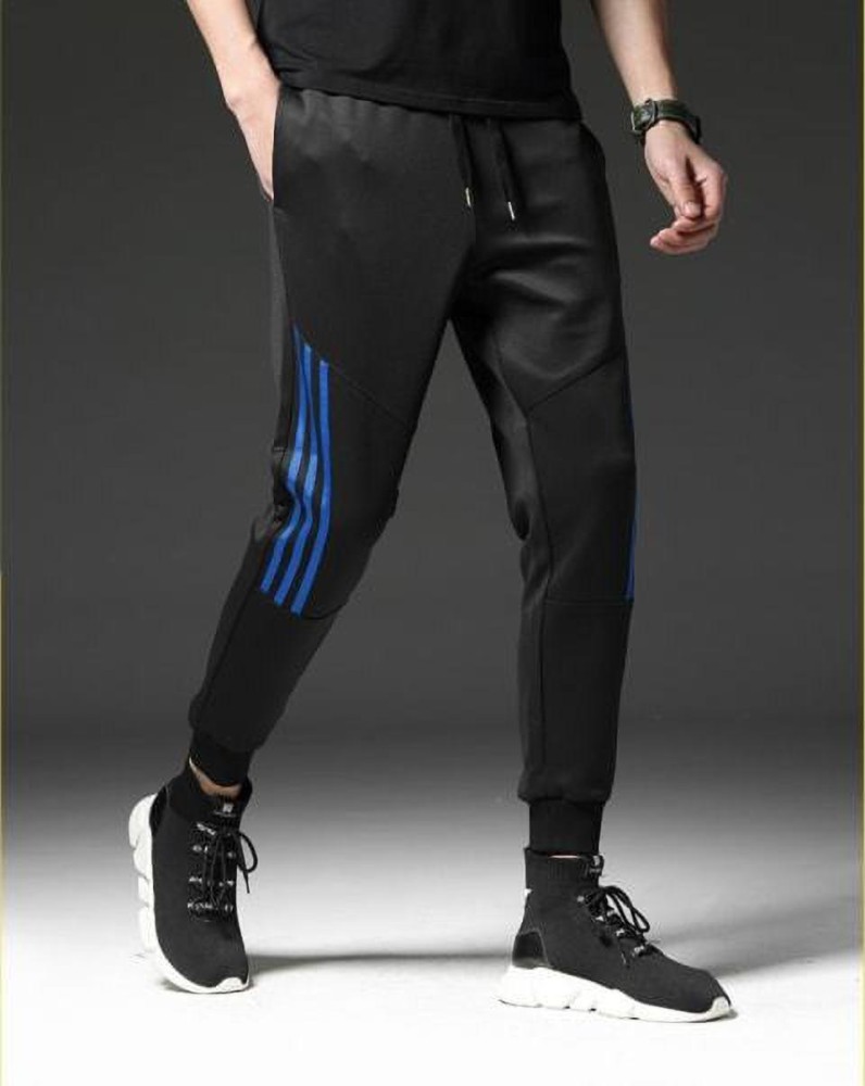 Black Bottom Wear Mens Sports Track Pant Size M L Xl Xxl