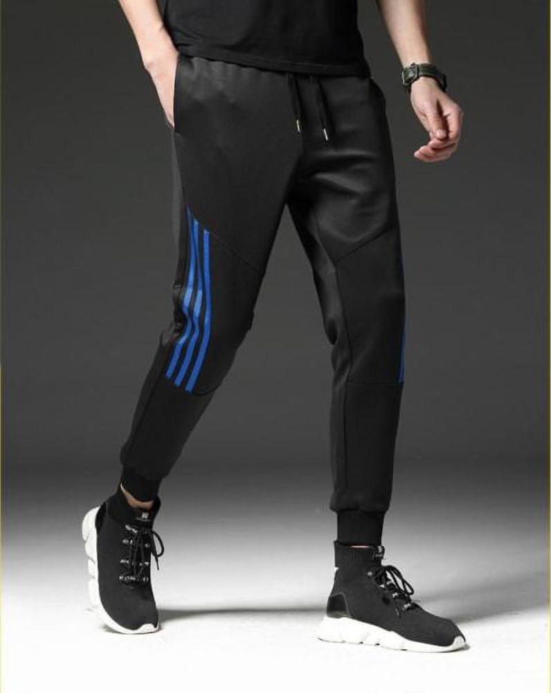 Black sports track pants new arrivals