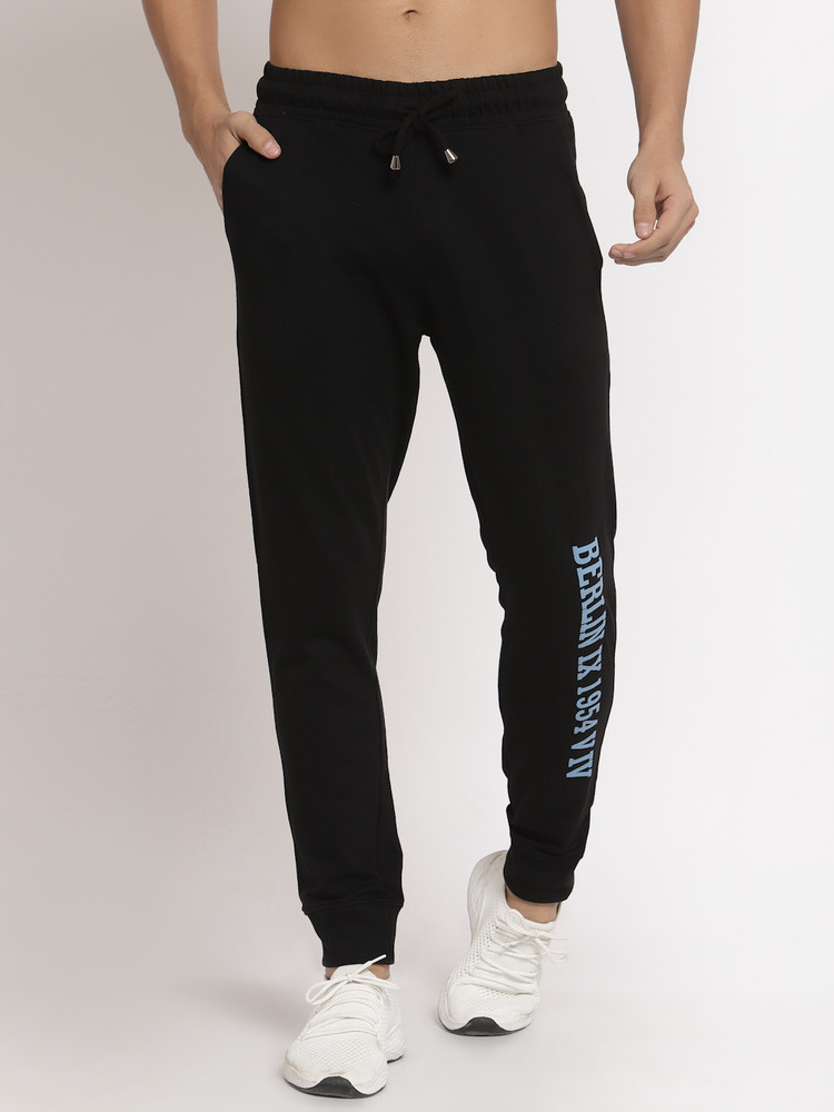 Club York Printed Men Black Track Pants Buy Club York Printed