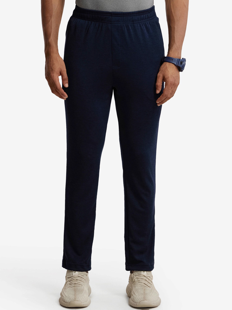 Buy Jockey Blue Mid Rise Track Pants for Men Online