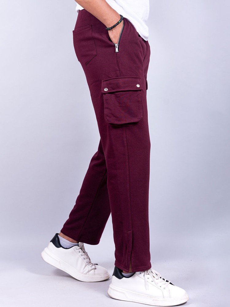 TISTABENE Solid Men Red Track Pants - Buy TISTABENE Solid Men Red Track  Pants Online at Best Prices in India