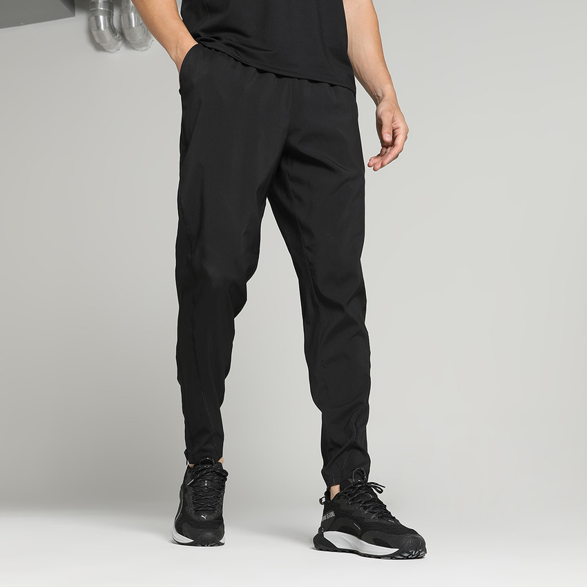 Puma tapered fleece hot sale pants mens