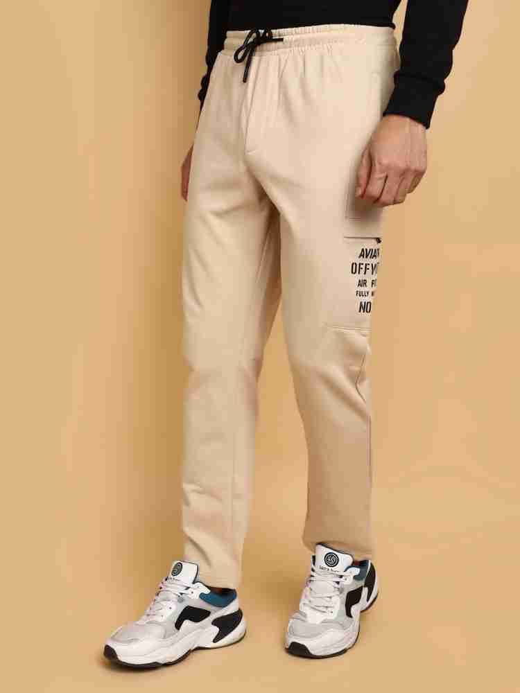 V-MART Solid Men Beige Track Pants - Buy V-MART Solid Men Beige Track Pants  Online at Best Prices in India