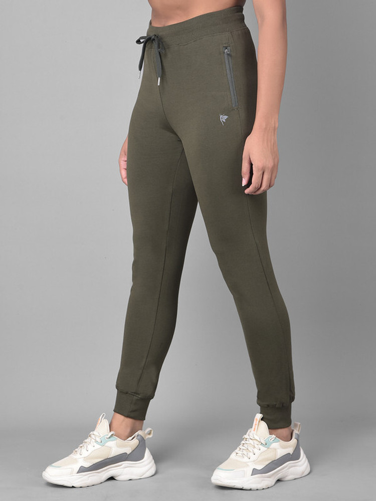 Comfort Lady Solid Women Green Track Pants Buy Comfort Lady