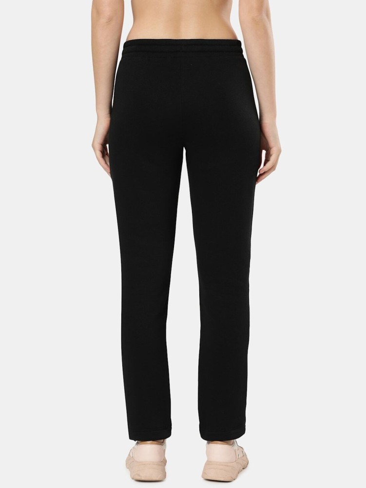 JOCKEY Solid Women Black Track Pants - Buy JOCKEY Solid Women Black Track  Pants Online at Best Prices in India