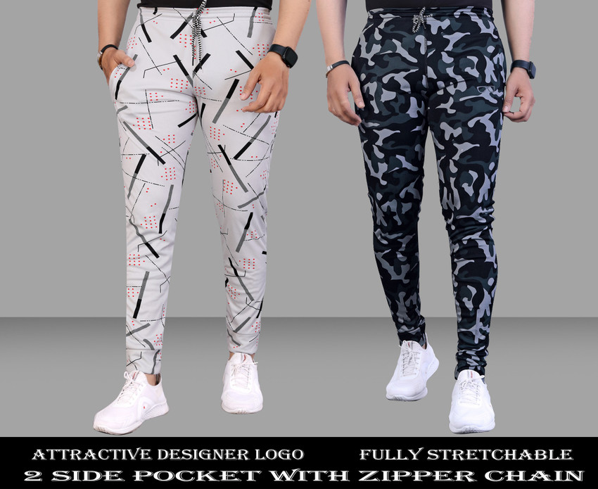 Track pants with chain pockets on sale