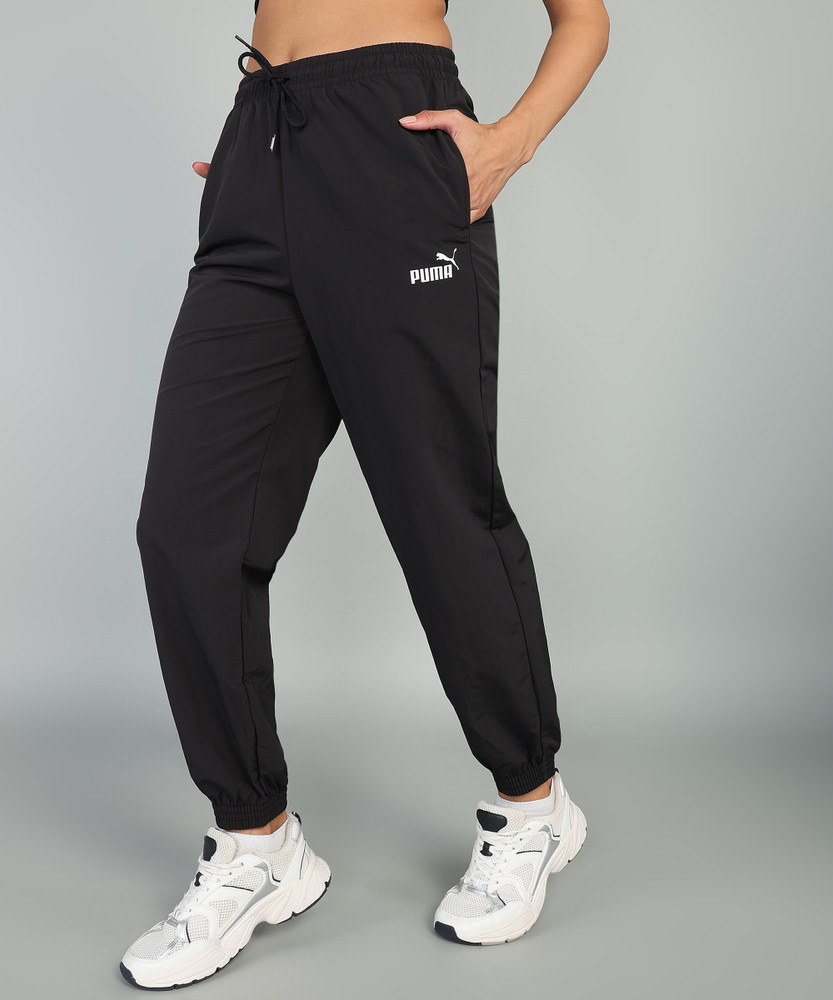 PUMA Solid Women Black Track Pants - Buy PUMA Solid Women Black Track Pants  Online at Best Prices in India | Flipkart.com