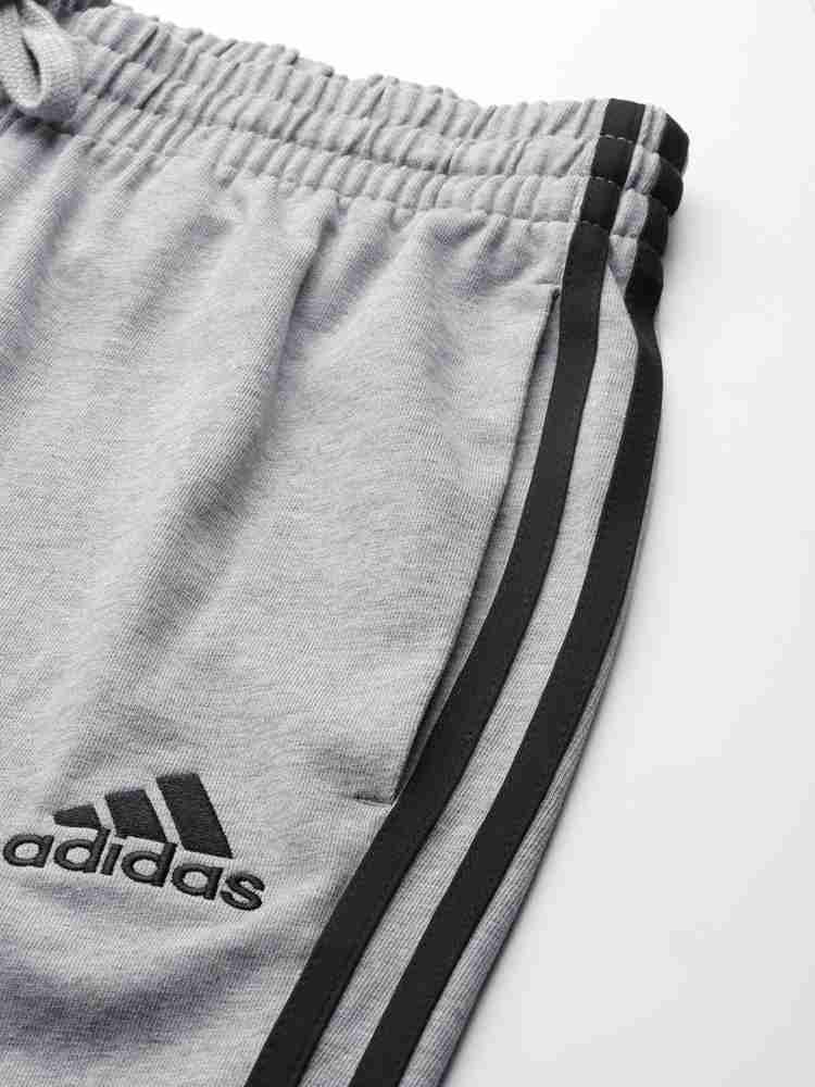 Adidas Baggy Fit Joggers Track Pants Trackies Size XL Unisex Grey With  Black Stripes 