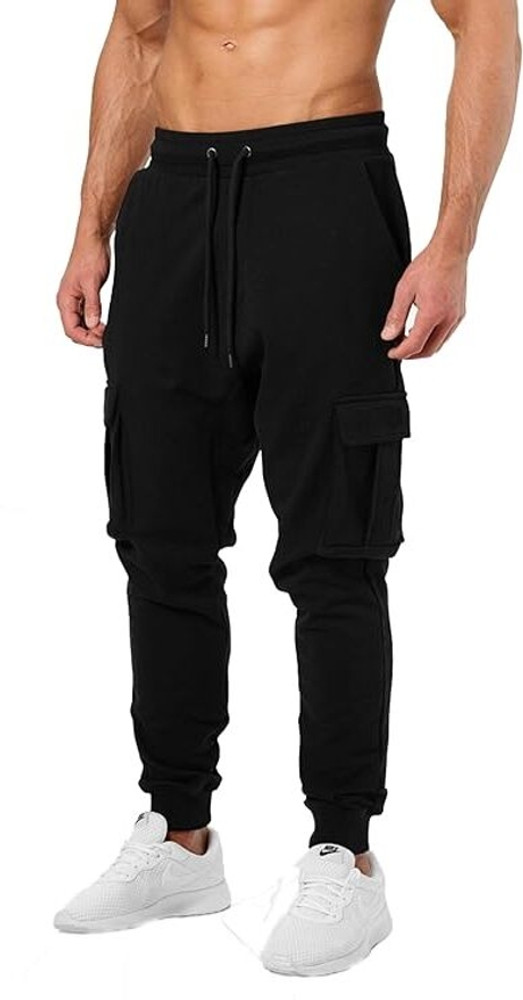 Factory Club Solid Men Black Track Pants Buy Factory Club Solid