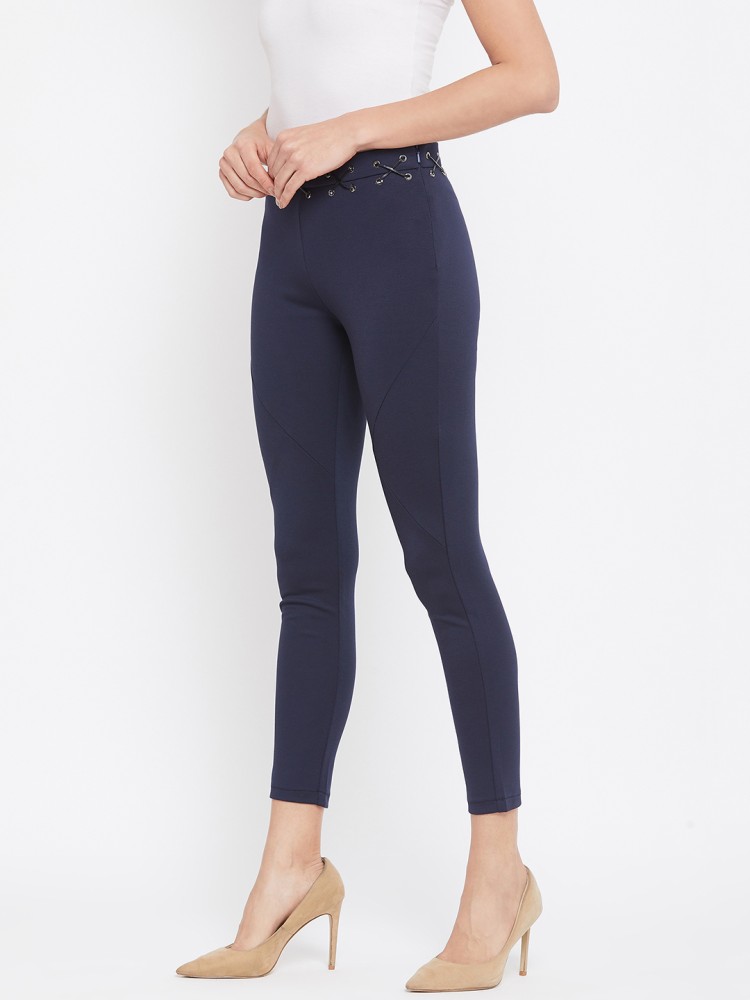 Buy Blue Track Pants for Women by MADAME M SECRET Online