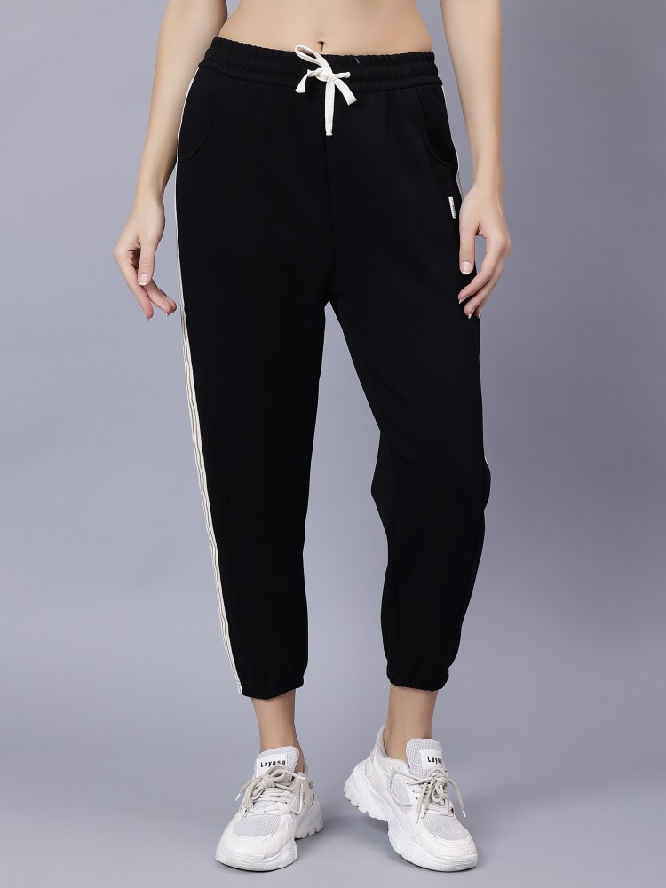 Amante Solid Women Black Track Pants - Buy Amante Solid Women Black Track  Pants Online at Best Prices in India