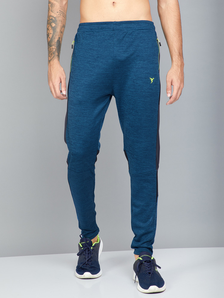 TECHNOSPORT Self Design Men Blue Track Pants Buy TECHNOSPORT