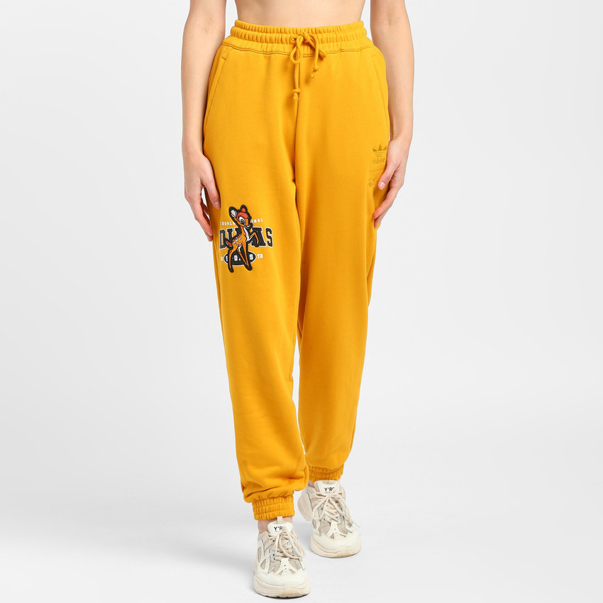 Adidas joggers yellow store