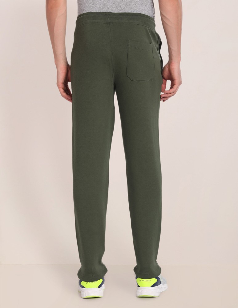 U.S. POLO ASSN. Solid Men Green Track Pants - Buy U.S. POLO ASSN. Solid Men  Green Track Pants Online at Best Prices in India