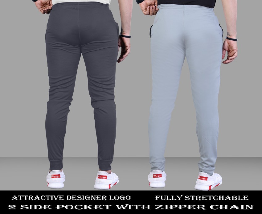 Buy Classic Polo Mens Slim Fit Grey Solid Track Pant Online  Lulu  Hypermarket India