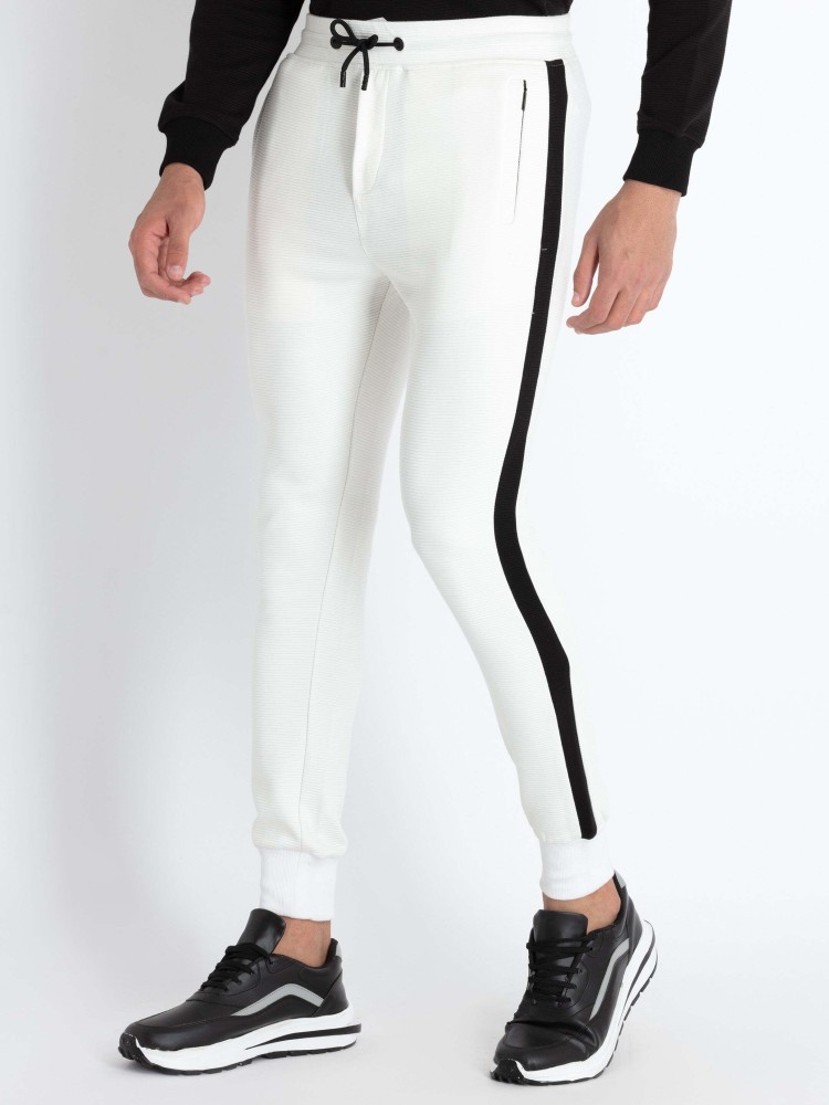 White tracksuit bottoms discount men