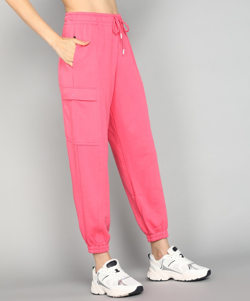 Pink Cargo Pants Relaxed Wide Leg  Ally Fashion