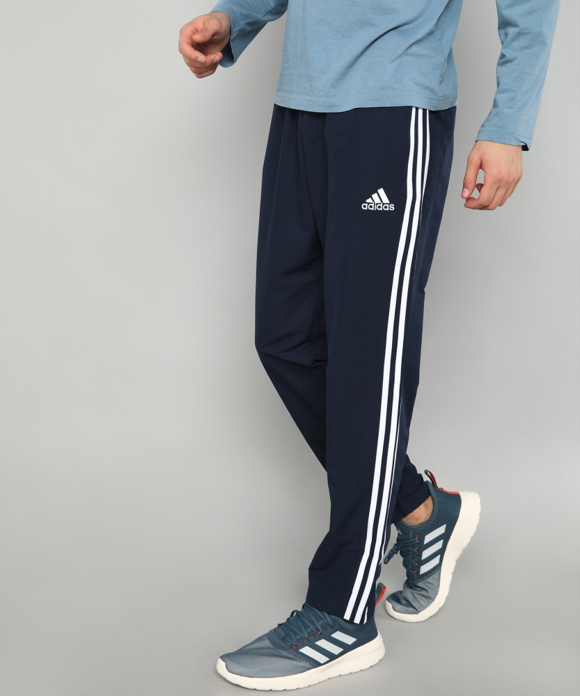 Adidas striped 2024 track pants