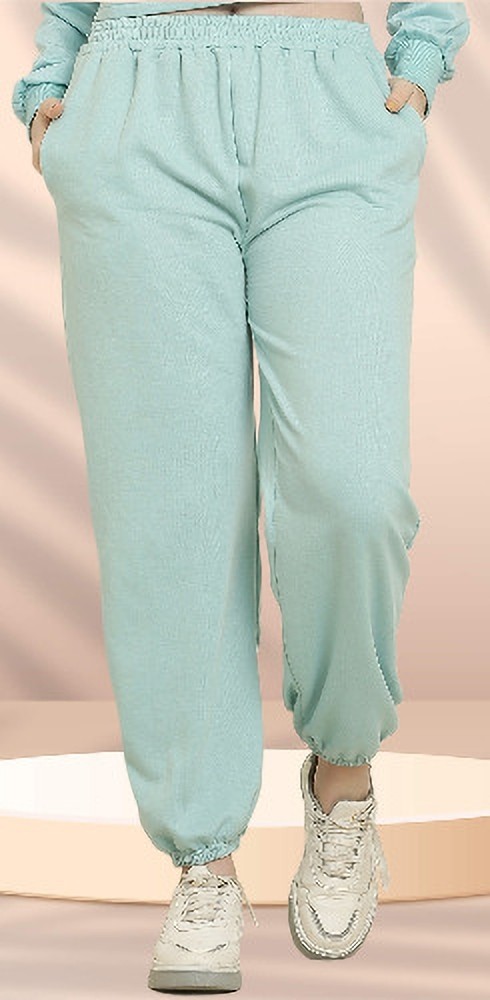 elegance redefined Solid Women Blue Track Pants - Buy elegance redefined  Solid Women Blue Track Pants Online at Best Prices in India