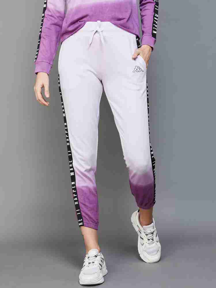 Kappa Solid Women Purple Track Pants Buy Kappa Solid Women