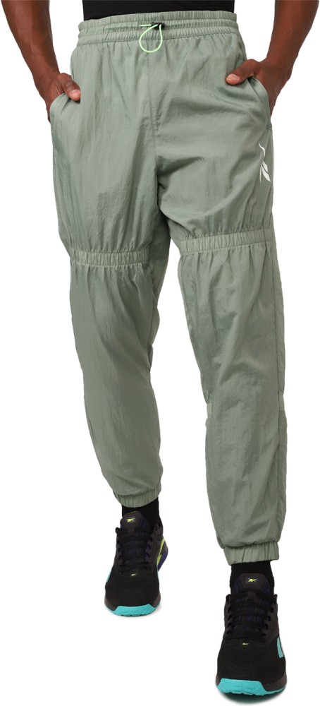 REEBOK Solid Men Green Track Pants  Buy REEBOK Solid Men Green Track Pants  Online at Best Prices in India  Flipkartcom