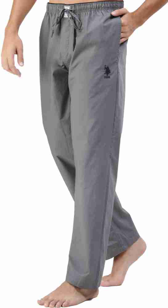 U S Polo Assn Grey Track Pants for Men #I632, Sports Lower, Sports Tack Pant,  Lower Pants, Running Pants, ट्रैक पैंट - Zedds, New Delhi