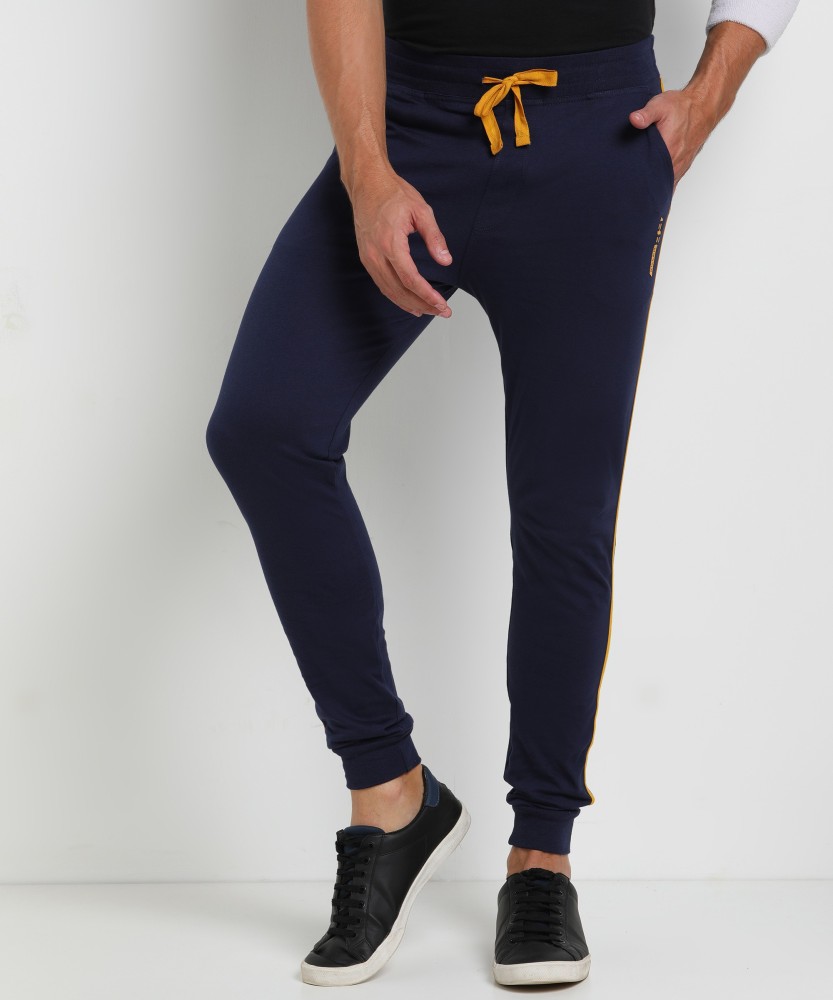 Aubin - Sailor - Dark blue track pants with white stripe - Molo