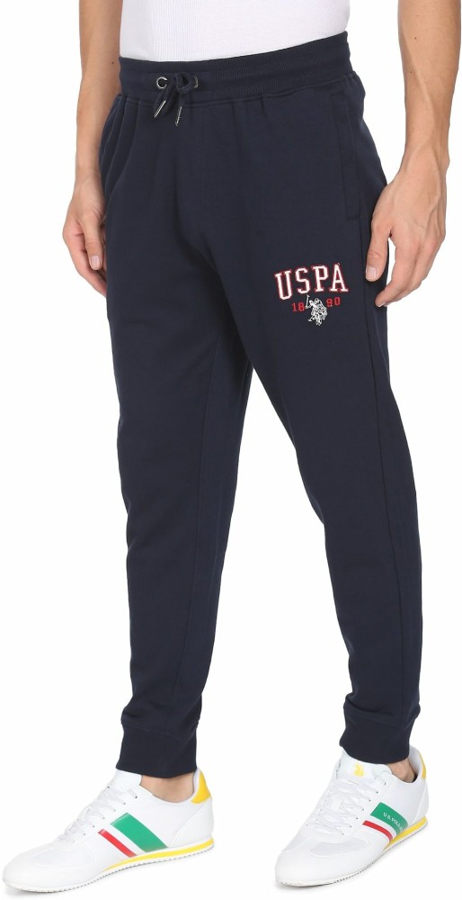 U.S. POLO ASSN. Solid Men Blue Track Pants - Buy U.S. POLO ASSN. Solid Men  Blue Track Pants Online at Best Prices in India