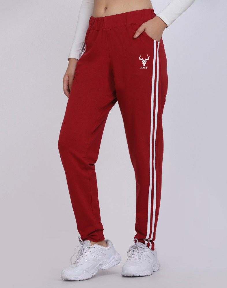 adidas Originals Heritage flared trackpants in red  ASOS