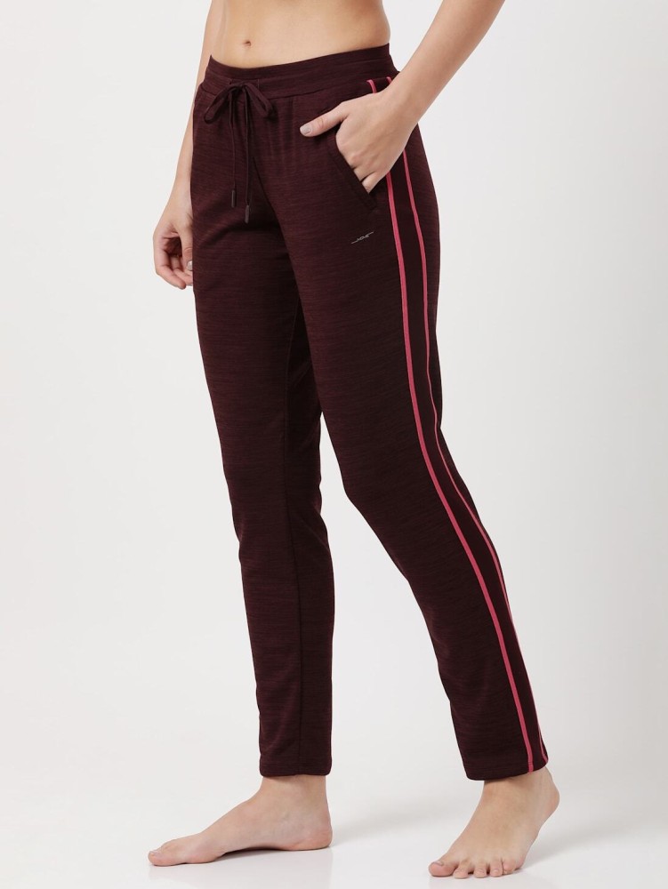 JOCKEY Solid Women Maroon Track Pants - Buy JOCKEY Solid Women Maroon Track  Pants Online at Best Prices in India