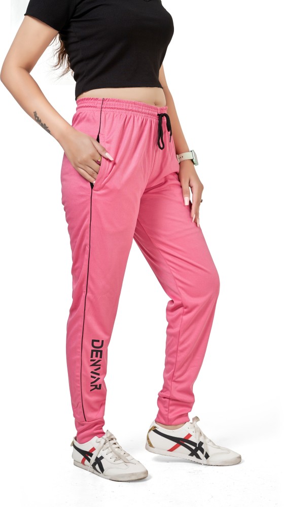 Buy Womens Super Combed Cotton Rich Relaxed Fit Trackpants With Contrast  Side Piping and Pockets  Black 1305  Jockey India