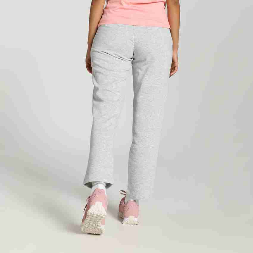 PUMA Solid Women Grey Track Pants - Buy PUMA Solid Women Grey