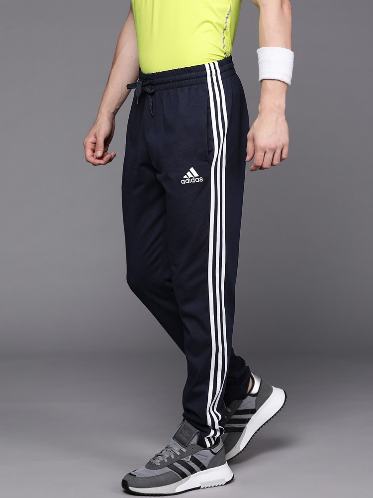 ADIDAS Striped Men Blue Track Pants - Buy ADIDAS Striped Men Blue Track  Pants Online at Best Prices in India | Flipkart.com