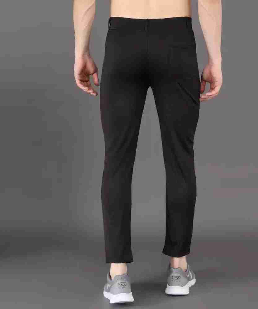 ynam Solid Men Black Track Pants - Buy ynam Solid Men Black Track Pants  Online at Best Prices in India