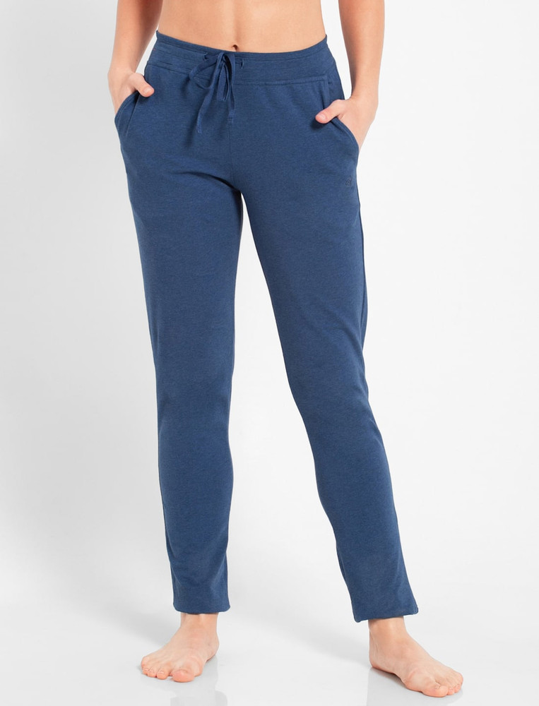 JOCKEY Solid Women Blue Track Pants - Buy JOCKEY Solid Women Blue Track  Pants Online at Best Prices in India