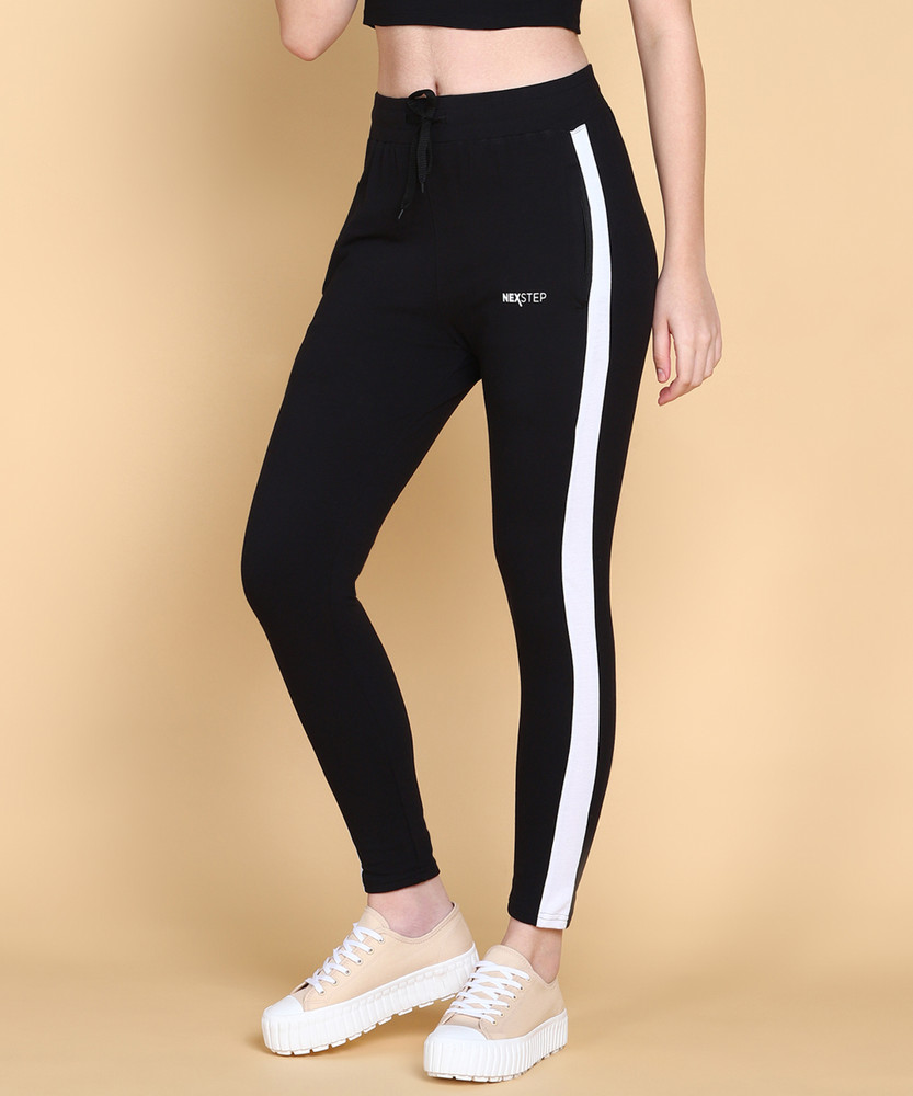 HerAthletics Solid Women Black Track Pants - Buy HerAthletics Solid Women  Black Track Pants Online at Best Prices in India | Flipkart.com