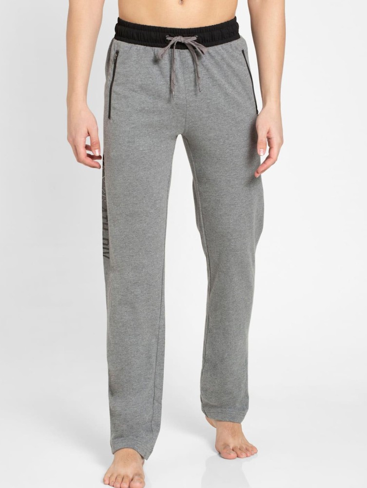 JOCKEY Solid Men Grey Track Pants