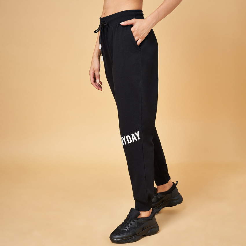 Ajile By Pantaloons Printed Women Black Track Pants Buy Ajile By