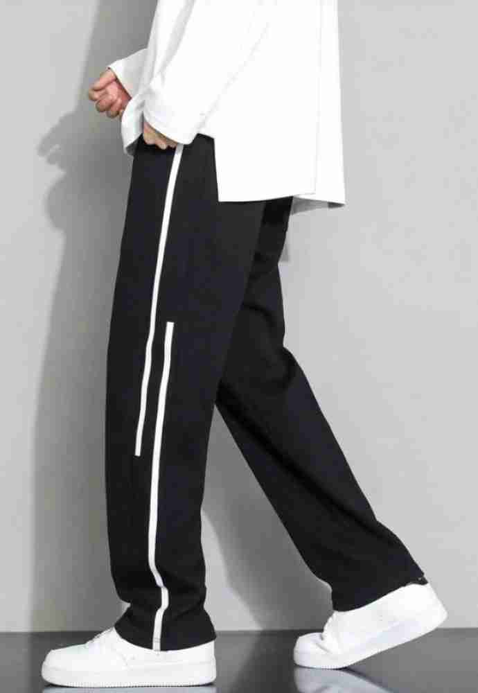 Track pants orders with stripe mens