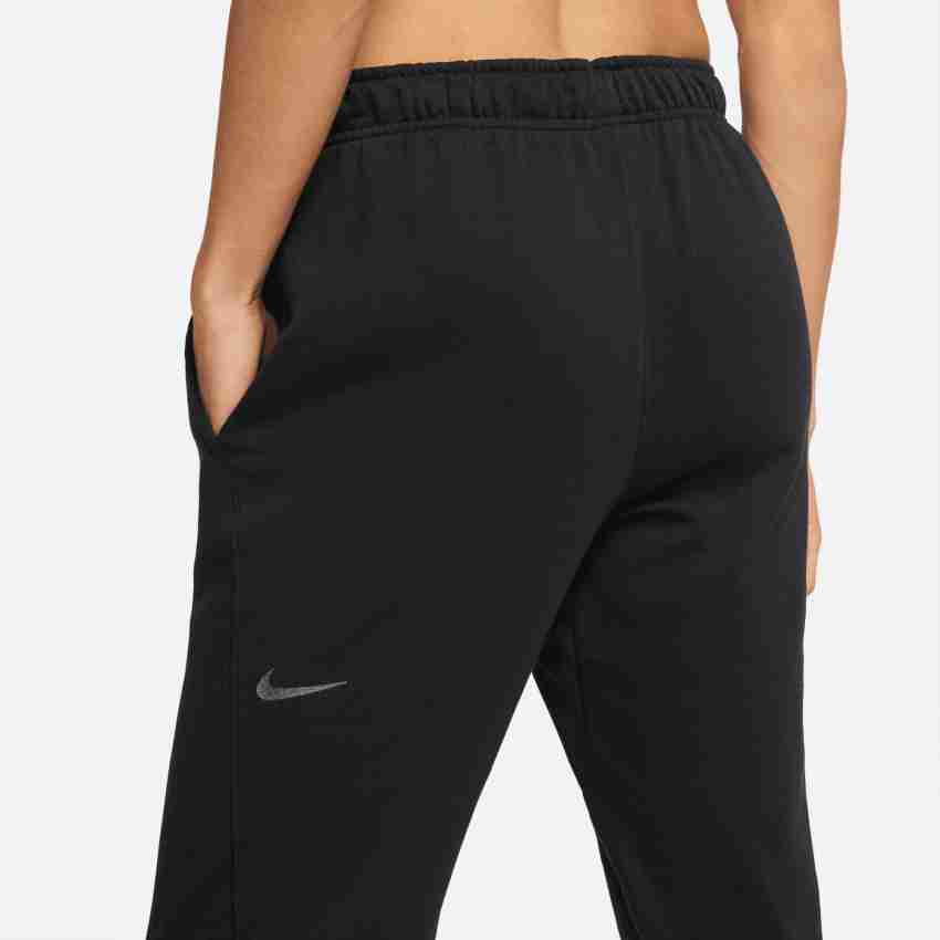 NIKE Yoga Dri-FIT Self Design Men Black Track Pants - Buy NIKE Yoga Dri-FIT  Self Design Men Black Track Pants Online at Best Prices in India